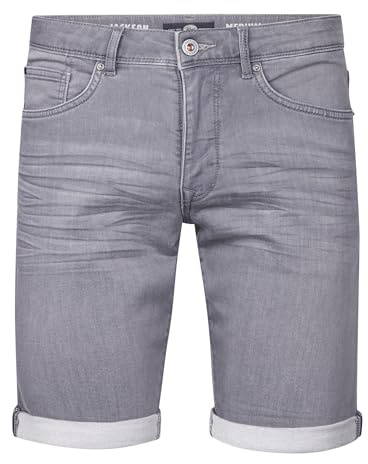 Petrol Industries Herren Denim-Shorts - Slim Fit - Jeans Short - Kurze Hose - Herrenbekleidung - Grau - XXXL
