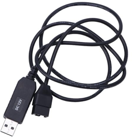 Hattba Usb Fan Cable USB 5V To 12V Fan Cable USB To 4Pin Converter Cord For PC Cooling Usb A Male/Small 4pin