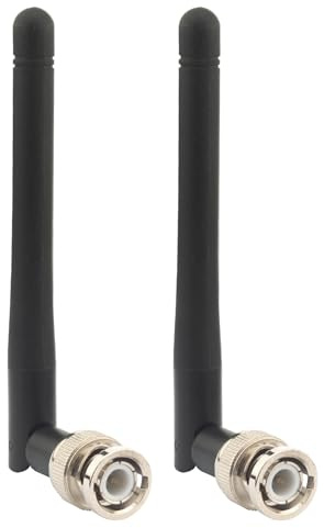 Kaunosta UHF BNC Male Replacement Antenna 2-Pack for Sennheiser EW100 EW300 EW500 G3 SKM100 Wireless Microphone Mic Receiver