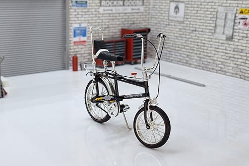 toyway Raleigh Chopper Mk2 Prismatic Black Bicycle Bike 1:12 scale diecast model