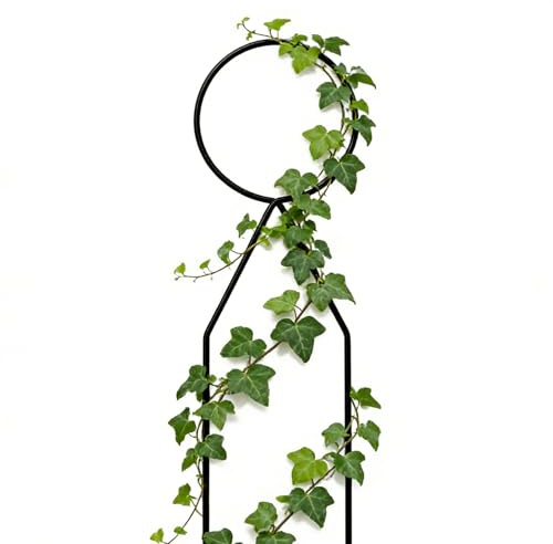 Gartenspalier – 33 cm, wetterfest und langlebig, für Kletterpflanzen im Innenbereich, für Clematis-Töpfe, Außenbereich, Terrasse, Rasen, Landschaft, Balkon