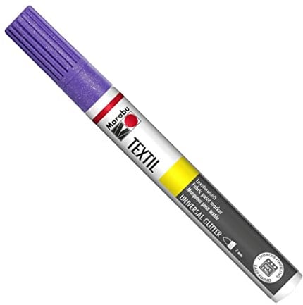 Stoffmalstift Glitter flieder MARABU 0119 03 537 4007751343802