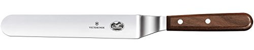 Victorinox Offset Shaped Spatula with Rosewood Handle, Stainless Steel, Brown, 23 x 5 x 5 cm
