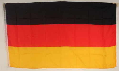 Wetterfeste Flagge Fahne : Deutschland 90x60 cm