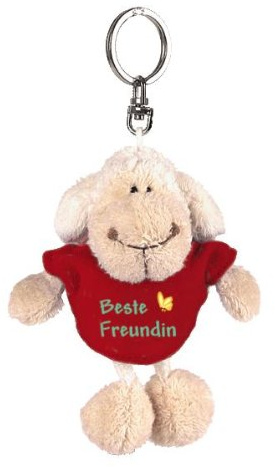 NICI Schlüsselanhänger Schaf Beste Freundin