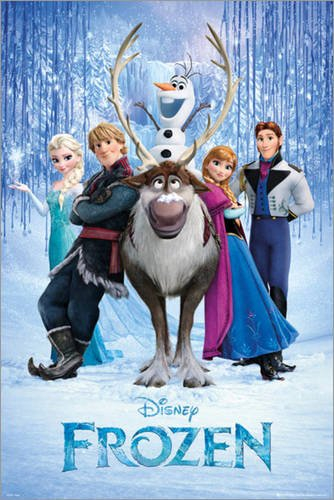 Poster Frozen - preiswertes Plakat, XXL Wandposter