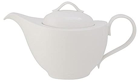Villeroy & Boch 10-3460-0460 Théière, Porcelaine Premium, Blanc