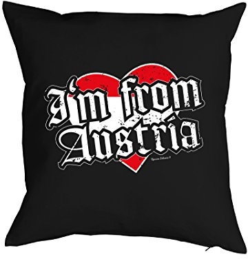 Polster Österreich I'm from Austria / Trendiges Sofakissen für Österreicher Sofakissen Couchkissen Mitbringsel Geschenk Kissen