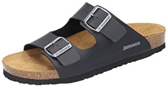 Dr. Brinkmann 600275, Ciabatte Uomo, Nero (Schwarz 1), 43 EU