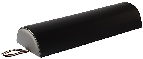 Master Massage Traversin Semi-Rond Noir 23 cm L