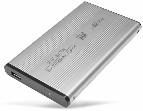 LogiLink Gehäuse 6,4 cm (2,5 Zoll) S-ATA HDD USB 2.0 Alu