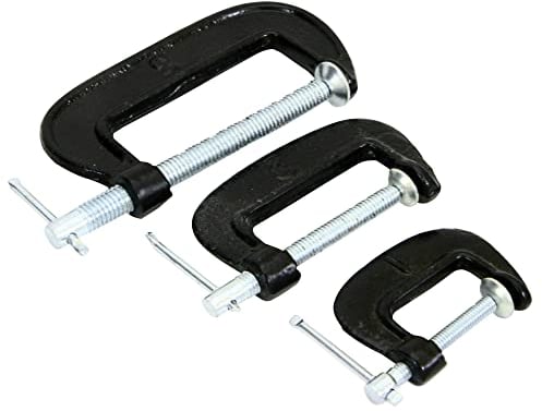 Rolson 14189 Mini Schraubzwingen-Set, 25 / 50 / 75 mm