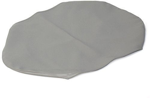 Sitzbezug glatt, grau für Kurze Sitzbank ohne Schriftzug - für Simson KR51/1 Schwalbe, SR4-2 Star