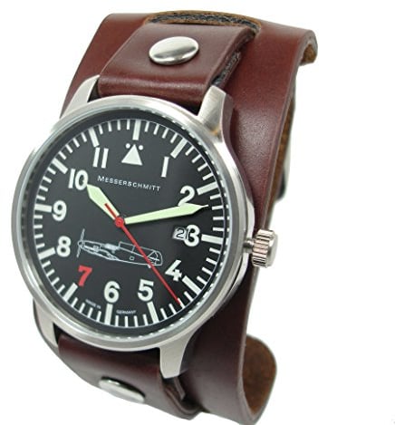 Messerschmitt 109-42R7 Herrenuhr mit Lederband