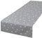 Tischläufer Snow grau, 40x140 cm, Moderne Tischdecke zu Weihnachten