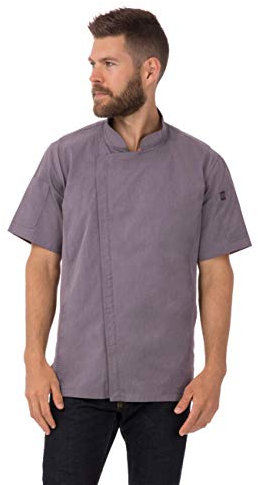 Chef Works Springfield Chef Coat Giacca, Viola, M Uomo