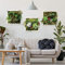 kina - UVCD0045 Wandaufkleber Stickers Sukkulenten Blumen Kaktus Wanddekoration Wohnzimmer Küche Schlafzimmer Eingang - 100x30 cm