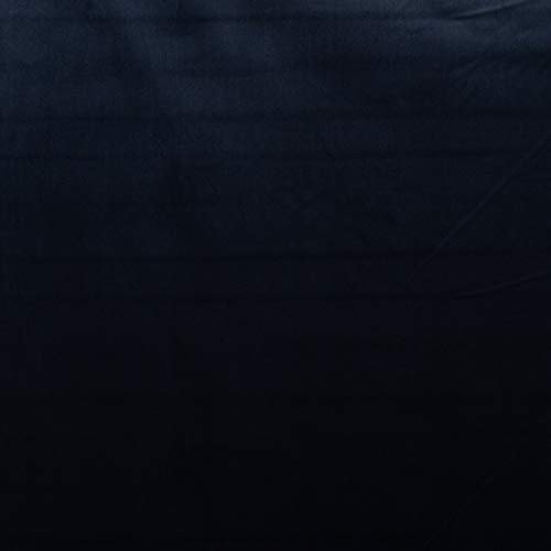 Samtstoff Dekostoff Velvet Samt einfarbig nachtblau 1,4m