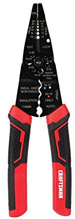CRAFTSMAN CMHT81714 8 Wire Stripper, Cutter, Crimper