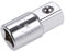 sourcing map 3/8 Inch Drive (F) x 1/2 Inch (M) Socket Adapter, Female to Male
