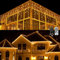 Qedertek Luci Natale Esterno Cascata 5M 216 LED Tenda Luminosa Bianco, Natalizie con Telecomando, 8 Modalità, Timer Decorazione per Feste, Finestra, Balcone