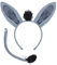 Xrten Costume de Âne pour Enfant, Ensemble de Costume Animal Oreilles Bandeau Queue Serre-tête Animaux Mignon