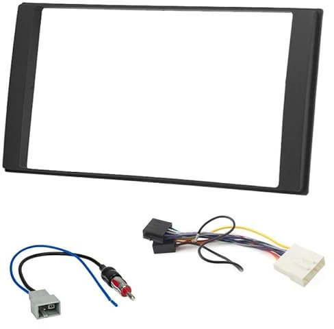 Sound-way - Kit de Montage Autoradio, Façade Cadre de Radio 2 DIN, Adaptateur Compatible avec Nissan Micra, Note, Almera, Juke, Versa