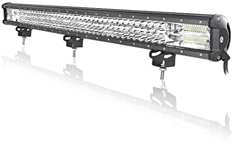 Willpower 34 Zoll LED Arbeitsscheinwerfer Bar 468W Scheinwerfer 12V 24V Flutlicht Spotlight Lightbar Zusatzscheinwerfer für Auto Offroad Traktor SUV UTV ATV
