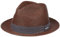 Stetson Lamaro Player Panamahut - Einfarbiger Hut - Pork Pie - Handgeflochtener Sommerhut aus Ecuador - Herren - Frühjahr/Sommer braun S (54-55 cm)