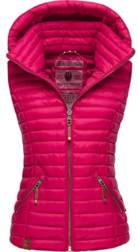 Navahoo Shadaa Gilet Trapuntato Mezza Stagione da Donna Fucsia XS