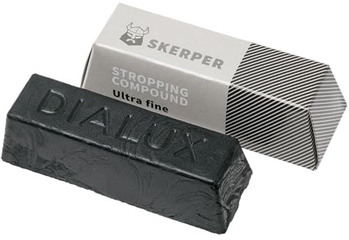 Skerper Stropping Compound STC001 Bloc de Polissage Ultrafin, Noir