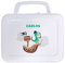 SAQUITOMAGICO Fiambrera infantil almuerzo o caja de merienda Personalizada con Nombre y/o Texto Opcional. (barco pirata)