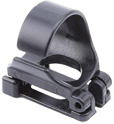 Ronyme Schnorchel Clip Keeper Quick Release Schnorchel Halter Universal Schnorcheln Tauchen Luft Schlauch Keeper Mount Stecker Schnalle Clip Ersatz, Schwarz