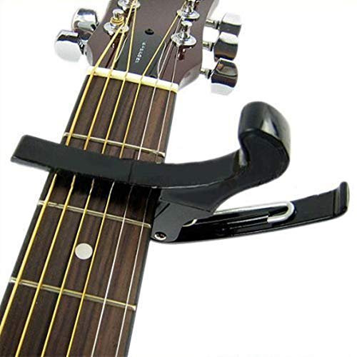 BYCUFF Korrekturklammer / Stimmgerät / Kapodaster für E-Gitarre, Schwarz