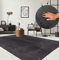the carpet Relax Tappeto moderno a pelo corto, soggiorno, fondo antiscivolo, lavabile fino a 30 gradi, morbidissimo, aspetto pelliccia, Antracite, 200 x 280 cm