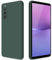 GiiYoon Hülle Kompatibel mit Sony Xperia 10 V, Hochwertiges Liquid Silicone Case, Rundumschutz Handyhülle, Kratzfestes Weiches Mikrofaserfutter- grün