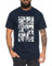 Ruffy Team - Herren T-Shirt Straw Hat Luffy Zoro One Monkey D. Pirat Ace Piece Goku Anime Ruffy, Größe:L, Farbe:Dunkelblau