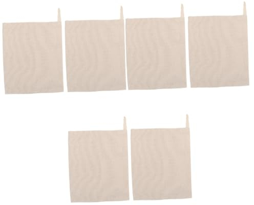 Garneck 6 Pcs Canvas Crushed Ice Bag DIY Crushed Ice Bags Ice Bag Crusher Bar Canvas Ice Bags Reusable Ice Bag Reusable Canvas Bags Pure Cotton Cotton Seed Cloth Ice Tray Dedicated White