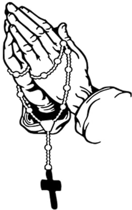 Betende Hand Religion Aufkleber Grafiken Auto Wand Laptop Handy LKW Aufkleber Für Auto LKW Autoaufkleber Und Abziehbilder