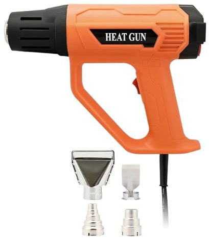 MZZYG Heat Gun 2000W Hot Air Heat Gun For Car Carbon Vinyl Film Install Shrink Wrap Thermal Blower Industrial Soldering Tool For Shrinking PVC, Crafts, Paint Stripping, Car Fi