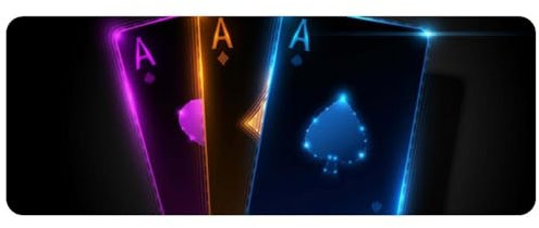 VAPOKF Gaming-Mauspad, großes Mauspad für Schreibtisch, Heimbüro, rutschfeste Gummiunterseite, Tastatur-Pad, Laptop-Schreibtischunterlage, Mauspad, 79,5 x 30 x 0,2 cm, drei Ace Pokerkarten