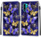 Cover per Huawei P30 Pro, Custodia con Funzione Stand Slot per Schede Flip Cover Antiurto Portafoglio Cover Compatibile Huawei P30 Pro sei farfalle