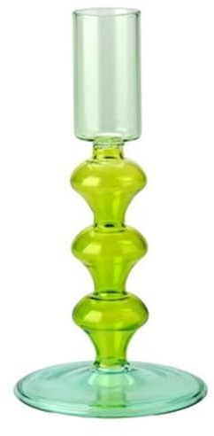 Gift Company Voile, Kerzenhalter, H15cm, Borosilikatglas, Mint/grün/blau, gs