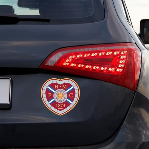 Autoaufkleber mit Herzen, Fußballverein