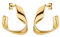 Purelei® River Ohrringe – Elegantes Möbiusband-Design für zeitlose Harmonie, Damenohrringe, 18K vergoldet, Ohrringe für Frauen (Gold)