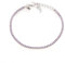 Louis Ciocchetti dal 1887 Bracciale Tennis Viola Argento 925 con Zirconi 5A da 2 mm e catena argento, Gioiello Elegante Regolabile per Donna – Idea Regalo Raffinata con Packaging Lusso – Qualità