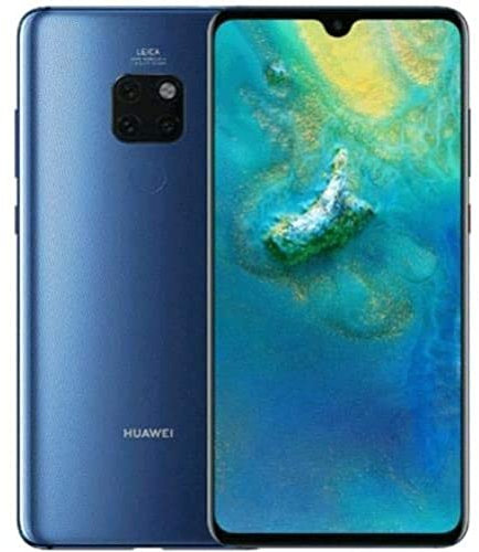 Huawei Mate 20 - Smartphone de 6.53 (Octa-Core, RAM de 4 GB, Memoria de 128 GB, cámara de 16+12+8 MP, Android 9.0) Color Azul (Midnight Blue) (Reacondicionado)