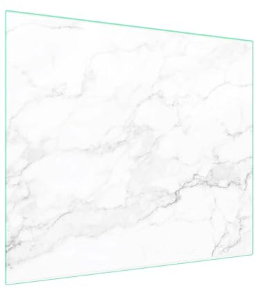 SFArt Herdabdeckung Glas 1 Teilig 80x52 – Gehärtetes Glas Schneidebrett & Ceranfeld Abdeckplatte – Hygienisch & Rutschfest – Schutz für Induktion, Ceran Althea