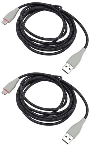 GOWENIC MMX150 Headset-Typ-C-zu-USB-Ersatzkabel, 2er-Pack, Verlustfreie Klangqualität, Einfaches Plug-and-Play für Spiele, Filme, 6,56 Fuß