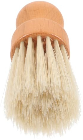 Garneck Soft Bristle Brush for Cleaning Car Upholstery Bed and Couch Wooden Handle Comfort Dusting Tool